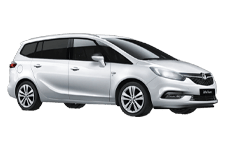 Car Hire Lincolnshire - Vauxhall Zafira 7-Seater - Minibus hire Lincolnshire